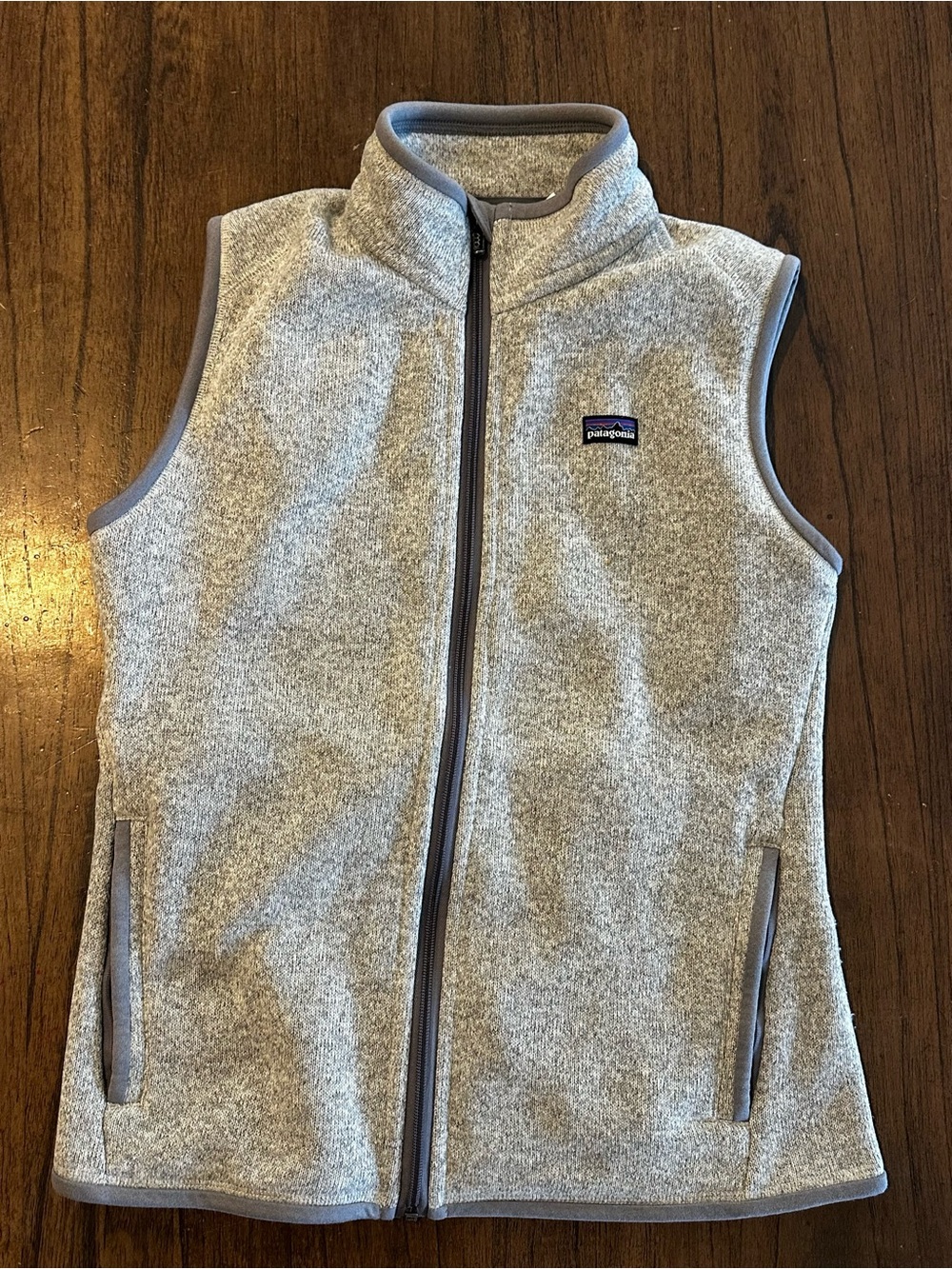 Patagonia Better Sweater Vest Women’s Medium Gray Full Zip Fleece Jacket